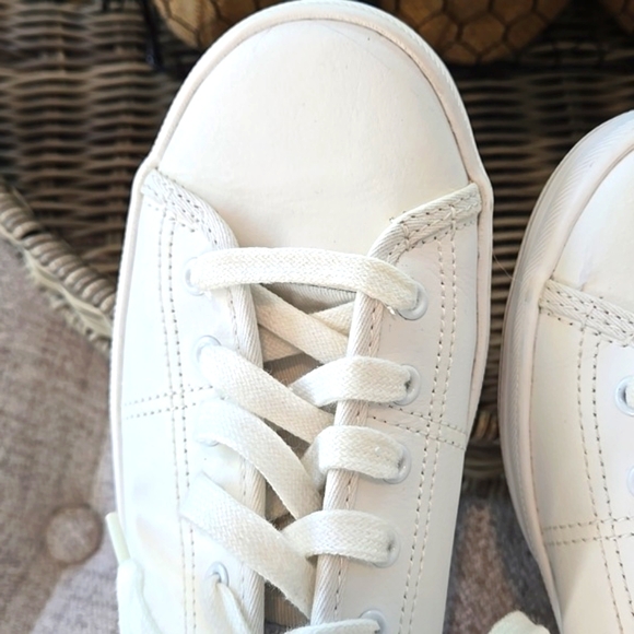 Keds Women's White Leather Sneakers - Picture 4 of 12